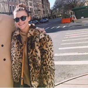 Joes cheetah coat - only worn a couple times!